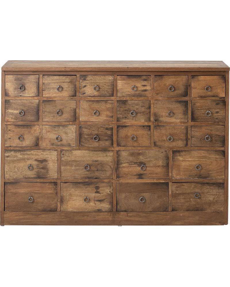 DRAWERS,BROWN,RECYCLED WOOD