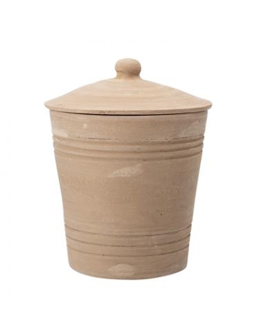 MARION JARE W/LID NATURE TERRACOTTA