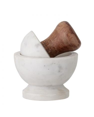 Mortar & Pestle White Marble