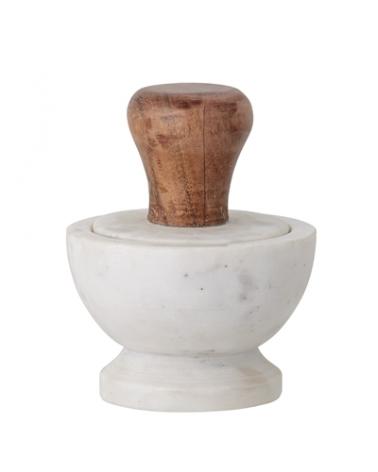 Mortar & Pestle White Marble