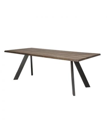 RAW DINING TABLE, BROWN,OAK