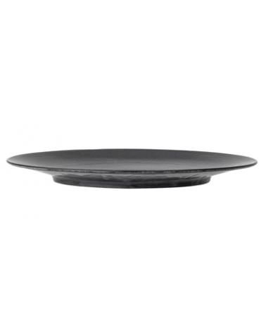 YOKO PLATE BLACK PORCELAIN 