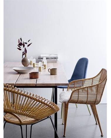 Amira Lounge Chair, Nature, Rattan