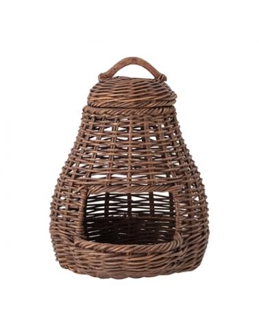 BASKET BROWN RATTAN