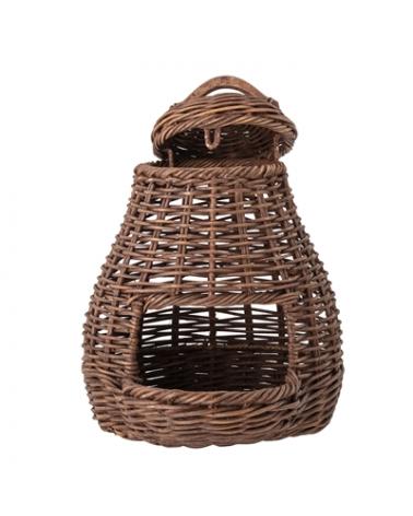 BASKET BROWN RATTAN